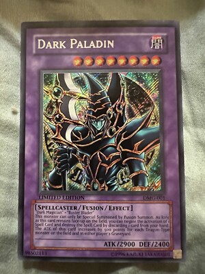 Yugioh Dark Paladin LIMITED EDITION Secret Rare DMG-001 LP-image