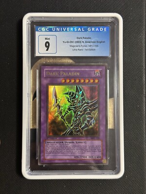 YuGiOh! Dark Paladin MFC-105 Corrected Art - CGC 9 - 1st Edition-image