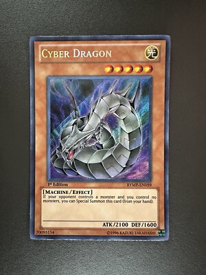 Cyber Dragon RYMP-EN059 Secret Rare 1st Edition NM YuGiOh-image