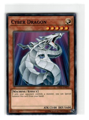 Yu-Gi-Oh! Cyber Dragon Common OP11-EN013 Moderately Played Unlimited-image