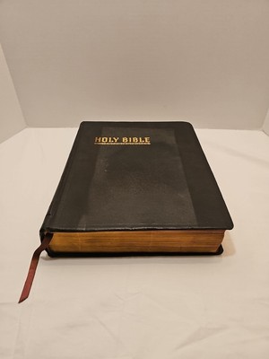 Holy Bible 1955 Hertel Blue Ribbon New Standard Reference Red Letter Edition-image
