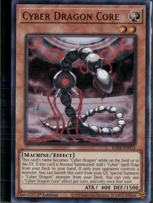 Yu-Gi-Oh! Cyber Dragon Core RA04-EN013 Ultra Rare 1st Edition NM-image