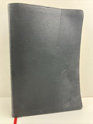 KJV Super Giant Print Reference Bible Black Leather  HOLMAN Bible-image