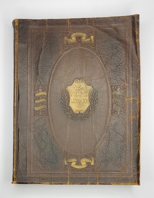 The Volume Library Educators Association Leather Vintage Teachers Manual 1926 -image