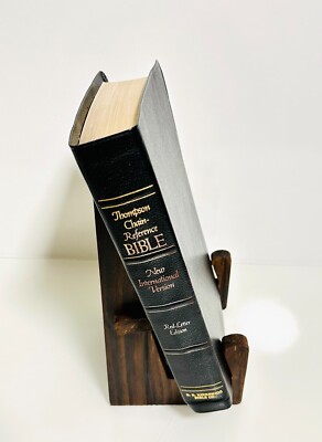 Thompson Chain Reference Bible NIV Red Letter Kirkbride Bible Co 1983 Black-image