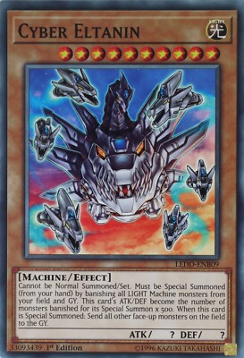 Yugioh Cyber Eltanin LEDD-ENB09 Common 1st Edition-image