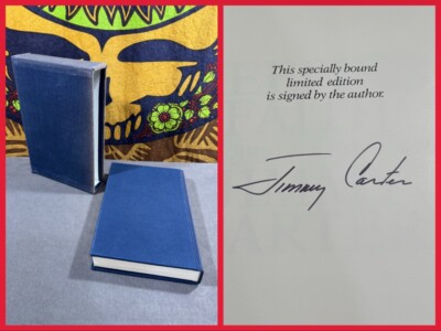 PRESIDENT JIMMY CARTER Full Signature  Keeping Faith LIMITED EDITION Signed-image