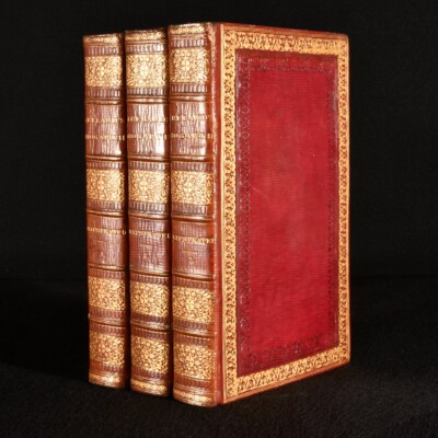 1806-12 3vol Hogarth Illustrated John Ireland Third Edition Leather-image
