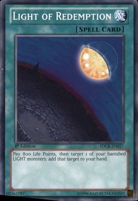 1st Ed Light of Redemption SDCR-EN027 Yugioh-image