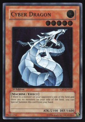 Cyber Dragon - CRV-EN015 - Ultimate Rare - 1st Edition Yugioh 3-image