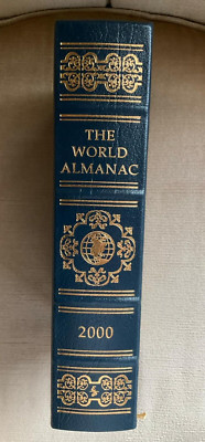 The World Almanac 2000 * Easton Press * Collector’s Edition Leather Beauty!-image