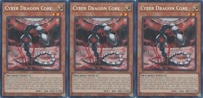 3x Cyber Dragon Core | RA04-EN013 | SCR | 1st Ed | Near Mint-image