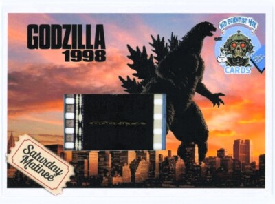 Mad Scientist 40K GPK Spoof ~ AUTHENTIC 35mm FILM RELIC #'d 9/9 ~ Godzilla 1998-image