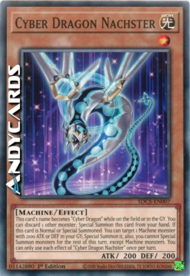 CYBER DRAGON REAR (Cyber Drago Back) Commune • SDCS EN007 • 1Ed • Yugioh!-image