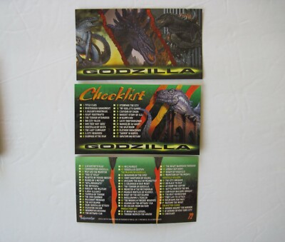 GODZILLA MOVIE CARDS Your Pick Finish your Widevision Set 1998 Inkworks-image