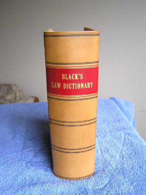 Rare 1891 First Edition Black's Law Dictionary in Leather 1st ed blacks black-image