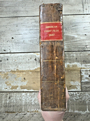 1847 Antique Navigation Book 