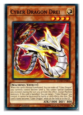 Legendary Dragon Decks #LEDD-ENB03 Cyber Dragon Drei - 1st Ed.-image