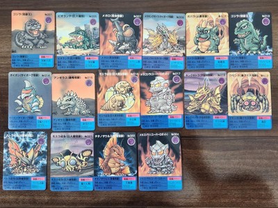 Godzilla Morinaga Chocolate Snack Card 16 Types-image