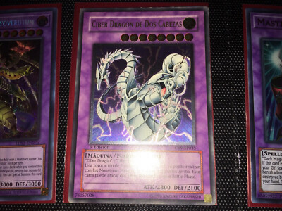 Cyber Twin Dragon (Ultimate Rare 1st Ed VLP  Spanish)-image