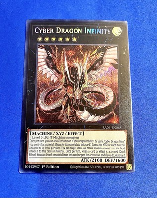 Yughio -Cyber Dragon Infinity- RA04-EN068 Secret Rare 1st Edition Near Mint-image