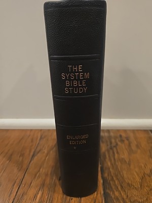 The System Bible Study KJV Enlarged Edition Morocco Leather 1971-image