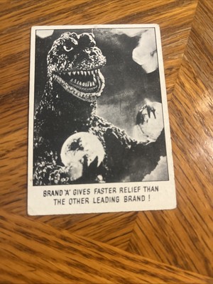 1973 Topps You'll Die Laughing #109 Godzilla-image