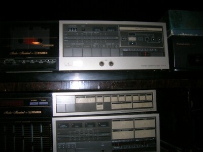Fisher Studio Standard Stereo Synthesizer Tuner, Amplifier, Cassette deck -image