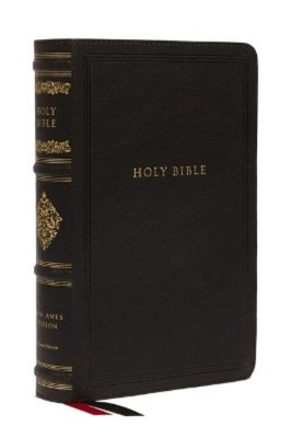 Thomas Nelson KJV Large Print Reference Bible, Black (Leather Bound) (UK IMPORT)-image
