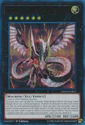 Cyber Dragon Infinity - LEDD-ENB31 - Ultra Rare - 1st Edition Yugioh-image