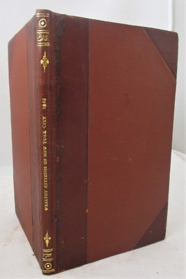 THE WEALTH AND BIOGRAPHY OF THE WEALTHY CITIZENS OF NEW YORK CITY -1846 Records-image