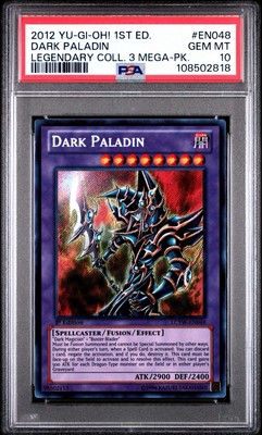 Yu-Gi-Oh! Dark Paladin LCYW-EN048 1st Edition Secret Rare 2012 - POP 12 - PSA 10-image