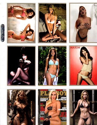FEMALE SEX SYMBOLS   CUSTOM TRADING CARD 18 CARDS SERIES FIVE SET-image