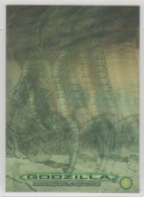 1998 Toho GODZILLA Movie Holographic Motion card #74-image