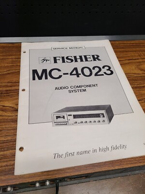 Fisher MC 4023 Stereo System Service Manual-image