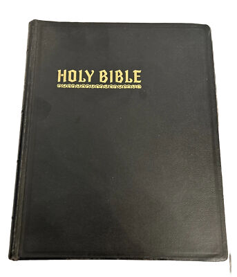 THE HOLY BIBLE King James Version John Hertel Co School & Library Reference 1951-image