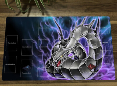 Anime YGO Playmat Cyber Dragon CCG TCG Mat Trading Card Game Mat & Mat Bag-image