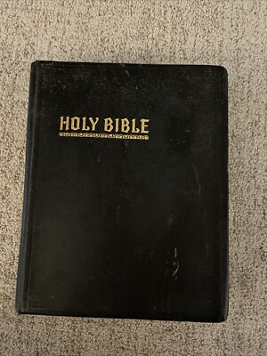 New Standard Reference Bible Blue Ribbon Edition Red Letter King James  1951-image