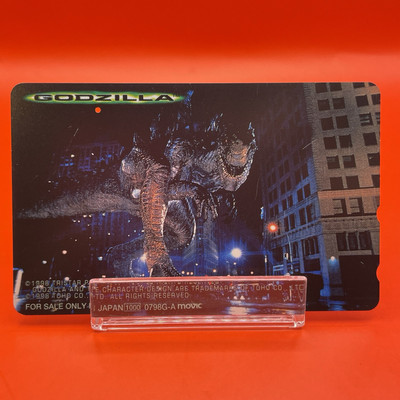 GODZILLA Movie TelePhone Card From Japan Vintage Limited F/S Japanese-image