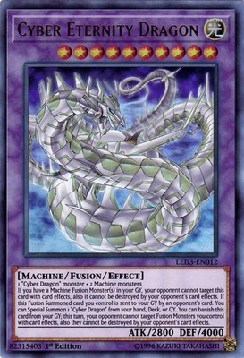 YGO LED3-EN012 Cyber Eternity Dragon LED3-EN012 Yu-gi-oh-image