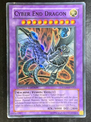 Cyber End Dragon STON-ENSE1 Super Rare Limited Edition Yu-Gi-Oh! Konami-image