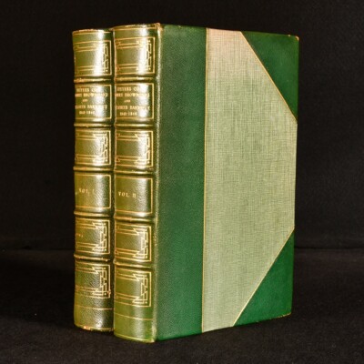 1898 2Vols Letters Robert Browning Elizabeth Browning Morocco-image