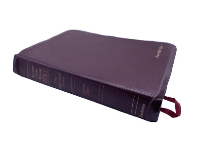 The Thompson Chain Reference Bible NIV Red Letter Genuine Leather Zondervan 1983-image