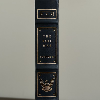 Easton Press THE REAL WAR Richard Nixon Vol 2 Collector's Edition Leather Bound-image