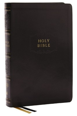 Thomas Nelson KJV Holy Bible with 73,000 Center-Column Cross Ref (Leather Bound)-image
