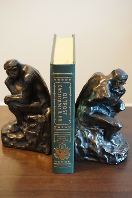 Outpost by Christopher R. Hill 2014 Signed 1st Edition Easton Press No. 4 of 600-image