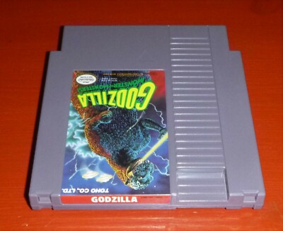 Godzilla Monster of Monsters (Nintendo Entertainment System, 1989 NES)-Cart Only-image