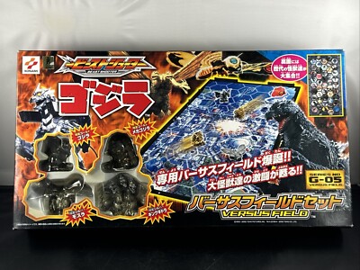 2002 KONAMI GODZILLA Beast Shooter Versus Field Board Game LIMITED GOLD SILVER-image
