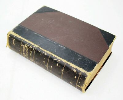 SPIERS AND SURENNE'S FRENCH AND ENGLISH DICTIONARY 1891 Leather Binding-image