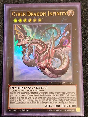 YuGiOh! Cyber Dragon Infinity DUOV-EN059 Ultimate Rare, 1st Edition, NM-image